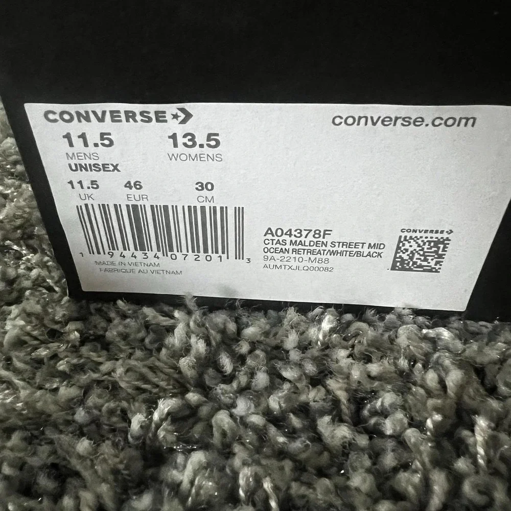Converse Unisex Chuck Taylor All Star Hi Top Shoes Cloudy Daze Blue Size 11.5